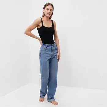 Боди женское, цвет чёрный, размер 46