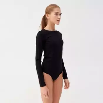 Боди женское MINAKU: Basic line, цвет чёрный, размер 48