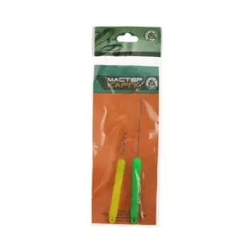 Бойлевый набор игла + сверло пластмасса №1 (поводковая нить и лидкор 20.4 кг)