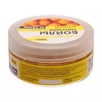 Бойлы с ароматом кукурузу, 14 мм, 100 г