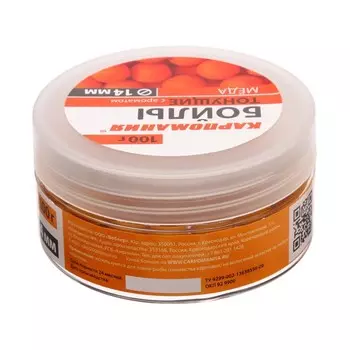 Бойлы с ароматом мёда, 14 мм, 100 г