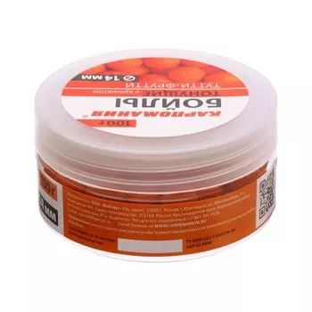 Бойлы с ароматом тутти фрутти, 14 мм, 100 г