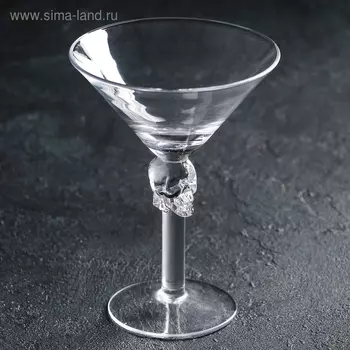 Бокал из стекла «Череп. Хэллоуин», 200 мл, 1217 см