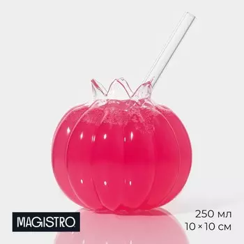 Бокал для коктейля Magistro «Гранат», 250 мл, 1010 см, стекло, прозрачный