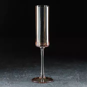 Бокал для шампанского «Алхимия», 200 мл, цвет золотой