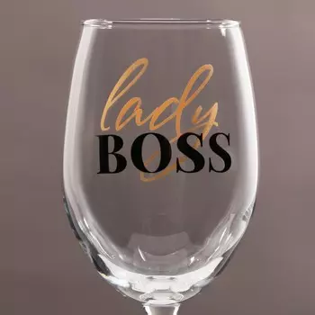 Бокал для вина «Lady boss», 360 мл