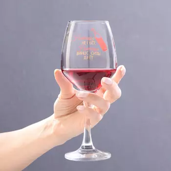 Бокал для вина «Наташа не пьёт» 350 мл