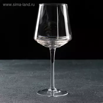 Бокал для вина «Ринго», 380 мл, стекло, прозрачный