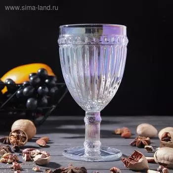 Бокал для вина Magistro «Босфор», 250 мл, 8.516.5 см, стекло, перламутровый