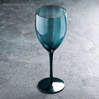 Бокал Magistro «Пиаф», 480 мл, цвет синий