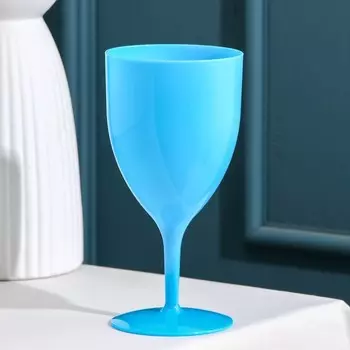 Бокал для вина «Салют», 400 мл, пластик, цвет МИКС