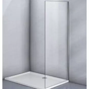 Боковая панель Veconi KP06-100-01-19C4, 1000х1950 мм, без поддона, прозрачное стекло, хром