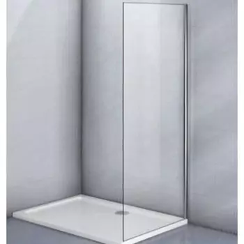 Боковая панель Veconi KP06-80-01-19C4, 800х1950 мм, без поддона, прозрачное стекло, хром