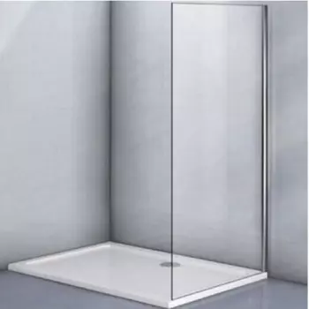 Боковая панель Veconi KP08-90-01-C5, 900х1950 мм, без поддона, прозрачное стекло, хром