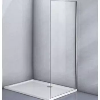 Боковая панель Veconi KP12-90-01-C7, 900х1950 мм, без поддона, прозрачное стекло, хром