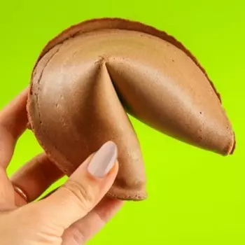 Большая печенька с предсказанием «Для хорошего человека», 35 г.