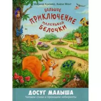 Большое приключение маленькой белочки: развивающая книжка с лабиринтами. Кремер М.