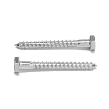 Болт ЛОМ, "глухарь", сантехнический, DIN571, М10х90 мм, 100 шт