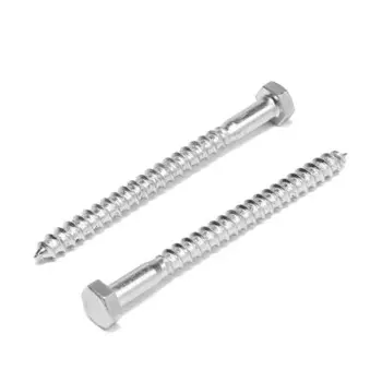 Болт ЛОМ, "глухарь", сантехнический, DIN571, М8х100 мм, 150 шт