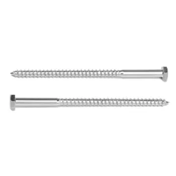 Болт ЛОМ, "глухарь", сантехнический, DIN571, М8х150 мм, 100 шт