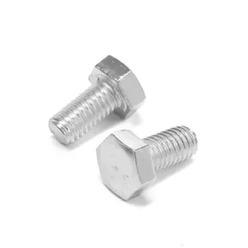 Болт "ЛОМ", с шестигранной головкой, оцинкованный, DIN933, М6х12 мм, 1 кг