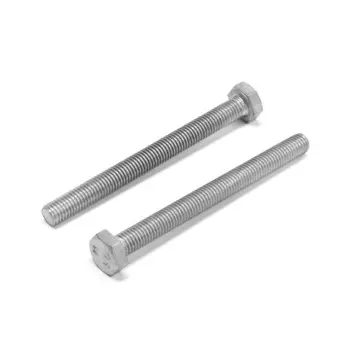 Болт "ЛОМ", с шестигранной головкой, оцинкованный, DIN933, М10х110 мм, 1 кг