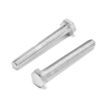 Болт "ЛОМ", с шестигранной головкой, оцинкованный, DIN933, М6х45 мм, 1 кг