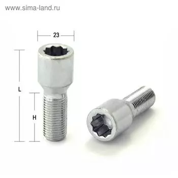 Болт M12x1,25, 78/50, под многогранник, спец. внутр, цинк