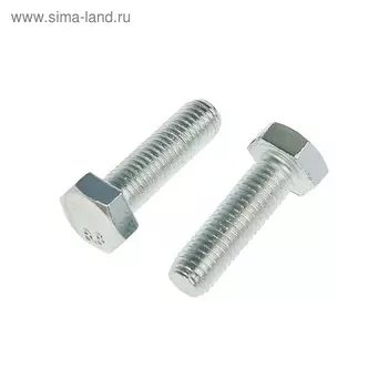 Болт "ТУНДРА krep", с шестигранной головкой, оцинкованный, DIN933, М12х40 мм, 5 кг