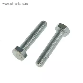 Болт ТУНДРА, оцинкованный, DIN 933, класс прочности 8.8, М8х40 мм, 5 кг