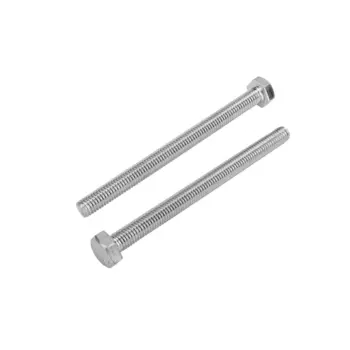 Болт Steelrex, с шестигранной головкой, оцинкованный, DIN933, М8х100 мм, 25 кг