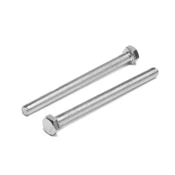 Болт Steelrex, с шестигранной головкой, оцинкованный, DIN933, М18х80 мм, 25 кг