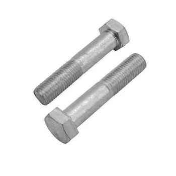 Болт СТРОЙМЕТИЗ, с шестигранной головкой, оцинкованный, ГОСТ 7798-70, М16х40 мм, 5 кг