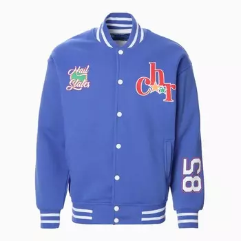 Бомбер мужской НАЧЁС, цвет ярко-синий, размер 50 (XL)