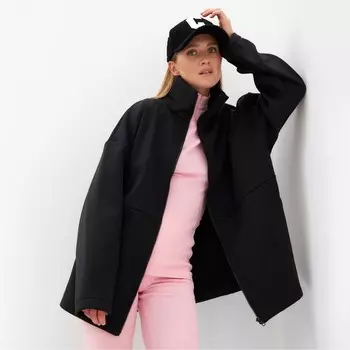 Жакет женский демисезонный MINAKU: Casual Collection, чёрный, размер 42-44