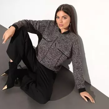 Бомбер женский «Стильный аккорд», размер 46