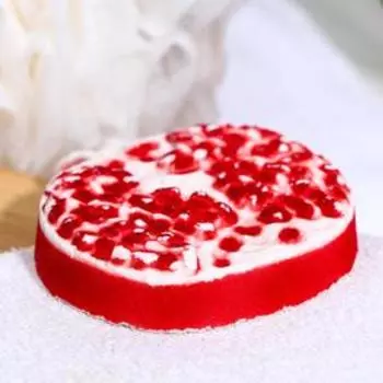 Бомбочка для ванн «Гранат», ваниль, 90 г