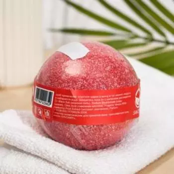 Бомбочка для ванн Savonry «Шарм», земляника, 160 г