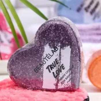 Бомбочка для ванн "Сердце" серии BEAUTÉLAB (в ассортименте), 155 г