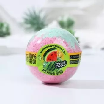 Бомбочка для ванны, 120 г, аромат арбуза, BEAUTY FOOD