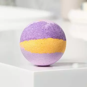 Бомбочка для ванны «Черничный джем», 130 г, аромат спелой черники, BEAUTY FОХ
