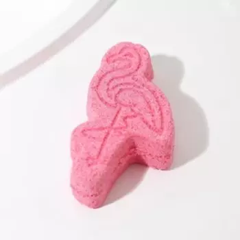 Бомбочка для ванны Фламинго, аромат тропические фрукты, 75 гр