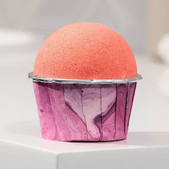 Бомбочка для ванны «Клубничный капкейк», 130 г, BEAUTY FОХ