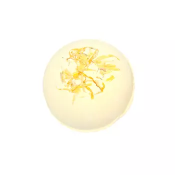 Бомбочка для ванны с сухоцветами календулы, 110 г