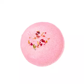 Бомбочка для ванны с сухоцветами розы, 110 г
