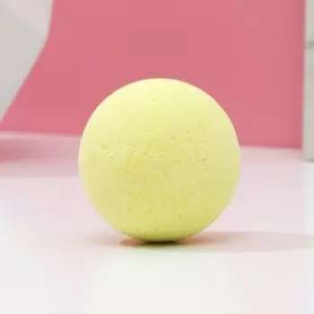 Бомбочка для ванны «Сияй этой зимой», 130 г, аромат банана, Чистое счастье