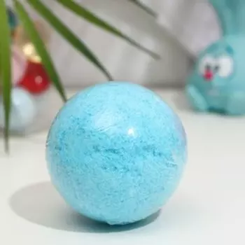 Бомбочка для ванны "Умка", "Синий ТРАКТОР", крутая волна, бирюзовая, 130 г