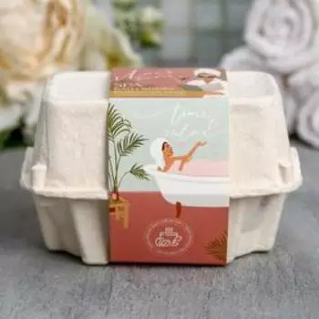 Подарочный набор косметики «Люби себя», бомбочки для ванны, 2 х 40 г, аромат шоколада и кофе, BEAUTY FОХ