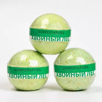 Бомбочки «Хвойный лес» набор 3 шт. по 110 г