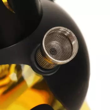 Бонг курительный, большой, h=32 см, «Черепа», акриловый, жёлтый